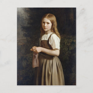 Carte Postale Tricot de fille, 1854