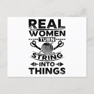 Carte Postale Tricot Et Couture