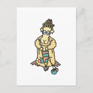 Carte Postale Tricot mouton