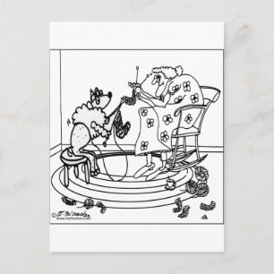 Carte Postale Tricot mouton