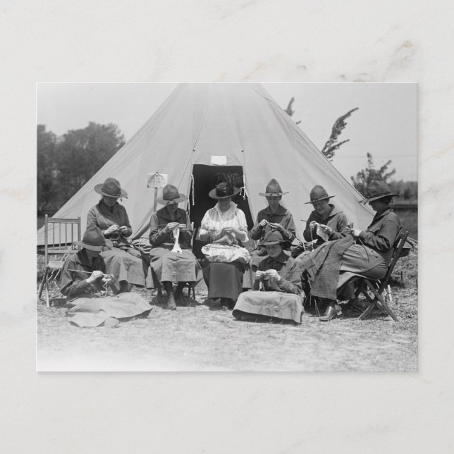 Carte Postale Tricot pour la cause : 1916 (Devant)