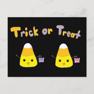 Carte Postale Tricoter ou traiter le maïs bonbon