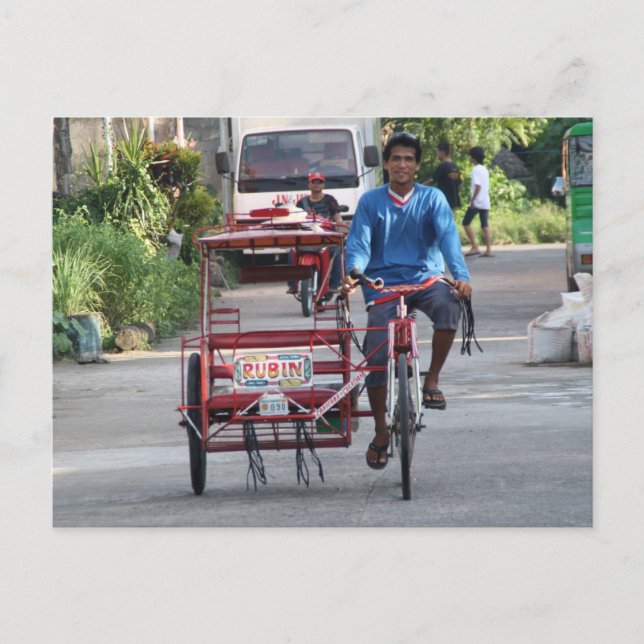 Carte Postale Tricycle (Devant)