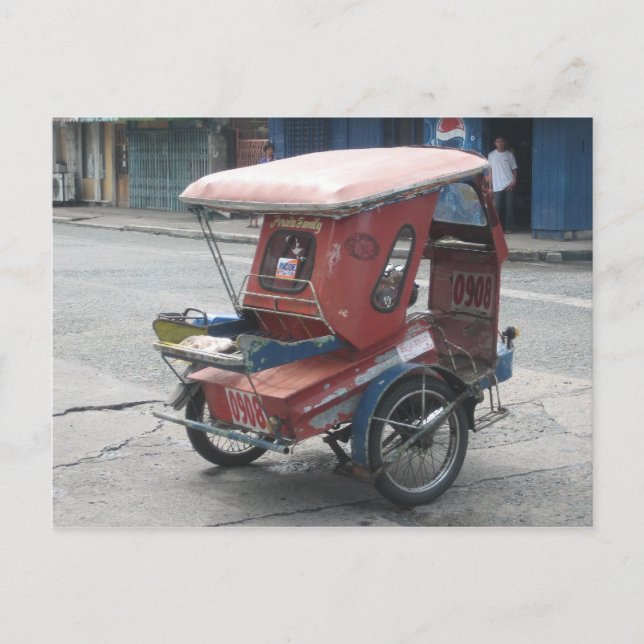 Carte Postale Tricycle (Devant)