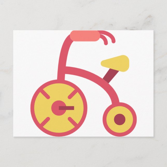 Carte Postale tricycle (Devant)