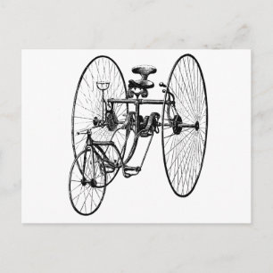 Carte Postale Tricycle à trois roues