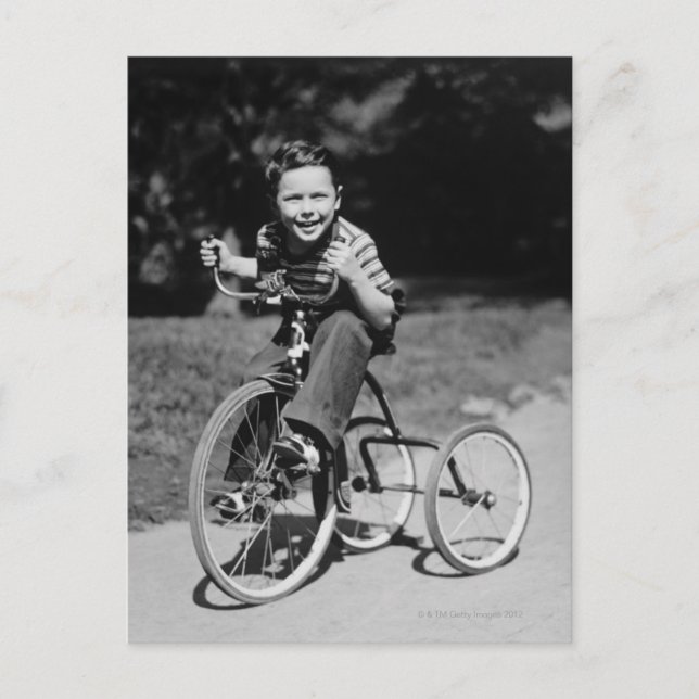 Carte Postale Tricycle pour enfants (Devant)
