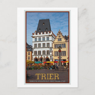 Carte Postale Trier - Hauptmarkt Stone Cross