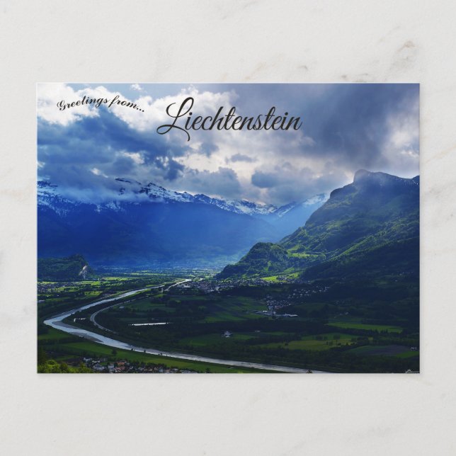 Carte Postale Triesenberg Liechtenstein (Devant)