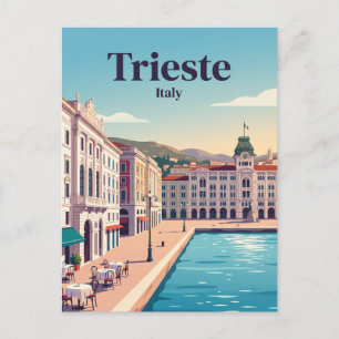Carte Postale Trieste, Italie