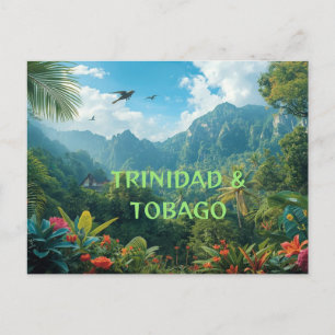 Carte Postale Trinidad et Tobago un pays insulaire 
