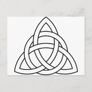 Carte Postale trinity knot celtic saxon viking nordic