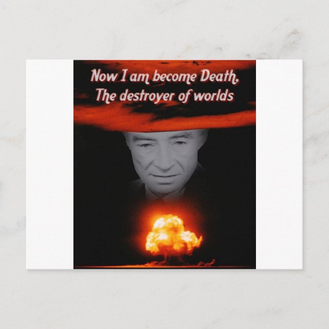 Carte Postale Trinity Robert Oppenheimer (Devant)