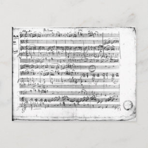 Carte Postale Trio, dans la pièce E major 'Kegelstatt'
