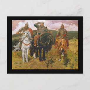 Carte Postale Trio des scouts viking (guerriers)