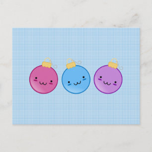 Carte Postale Trio d'ornements