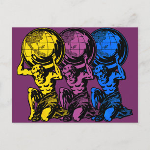 Carte postale Triple Atlas