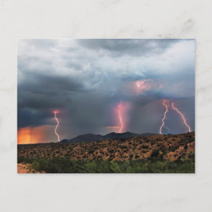 Carte Postale triple coup de foudre.