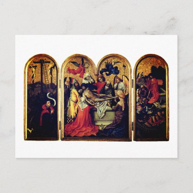 Carte Postale Triptyque de Seilern (par Robert Campin) (Devant)