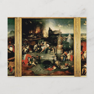 Carte Postale Triptyque : La tentation de St Anthony