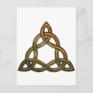 Carte Postale triquetra celtique