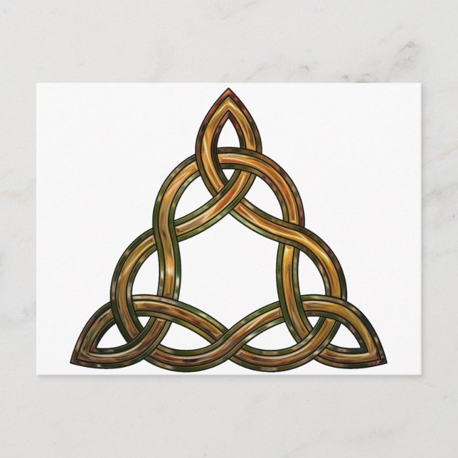 Carte Postale triquetra celtique (Devant)