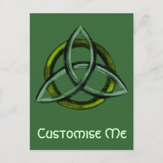 Carte Postale Triquetra (vert)