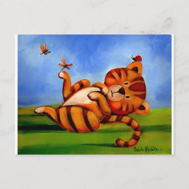 Carte Postale Trish Biddle Children Kitty 2 de 3 (Devant)