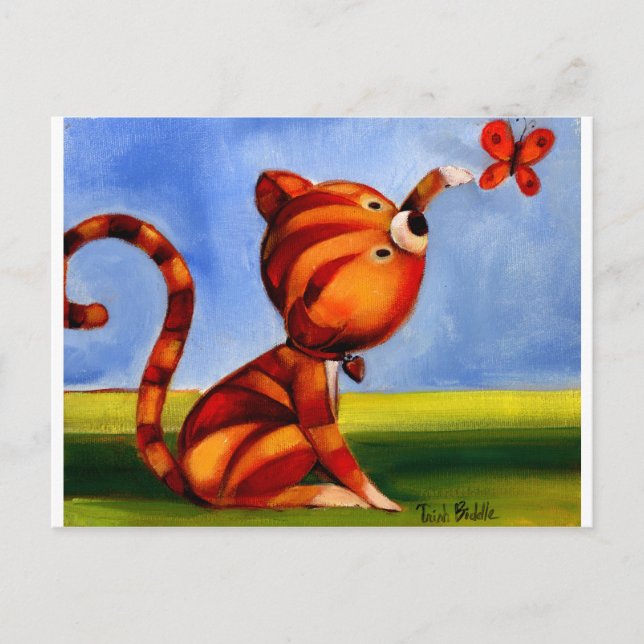 Carte Postale Trish Biddle Enfant Kitty 3 de 3 (Devant)