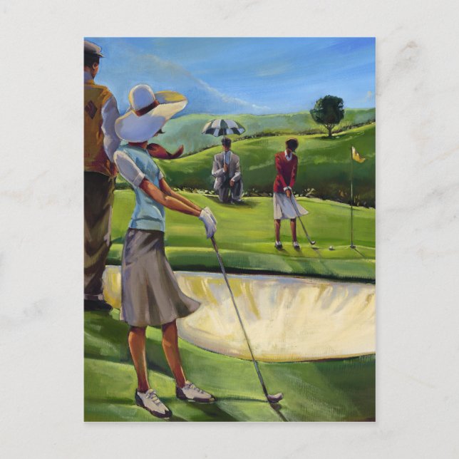 Carte Postale Trish Biddle - Ladies Golf (Devant)