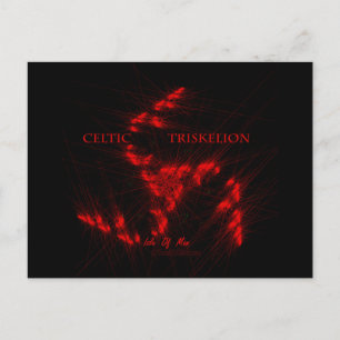 CARTE POSTALE ☼ TRISKELION - CROYANCE CELTIQUE ☼