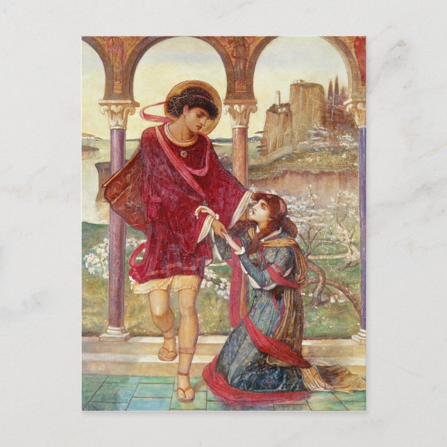 Carte Postale Tristan et Iseult, 1876 (Devant)