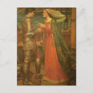 Carte Postale Tristan et Isolde par John William Waterhouse