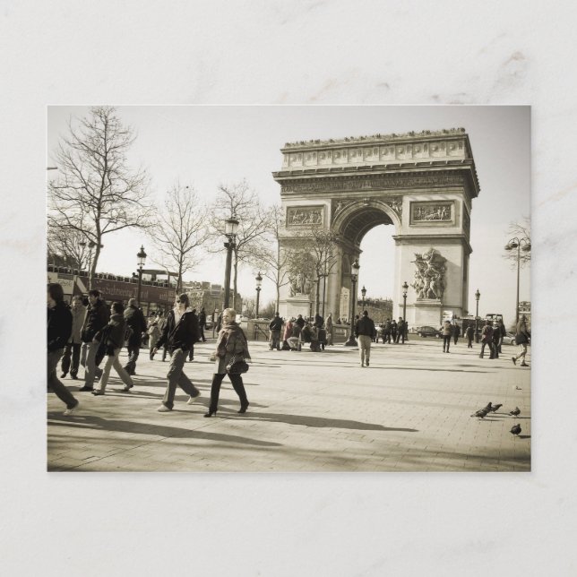 Carte Postale Triumph Arch Paris (Devant)