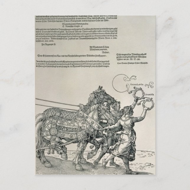 Carte Postale Triumphal Chariot de l'empereur Maximilien Ier (Devant)