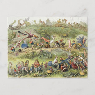 Carte Postale Triumphal March of the Elf-King, illustration from