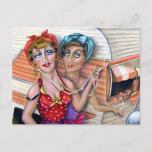 Carte Postale Trixie Sisters : La série Pink Trailer