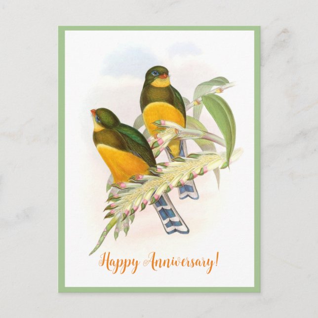 Carte Postale Trogon de Macklot (1850-1883)  (Devant)