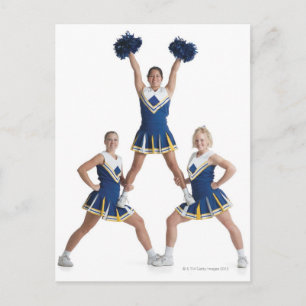 Carte Postale trois adolescentes chanteuses caucasiennes