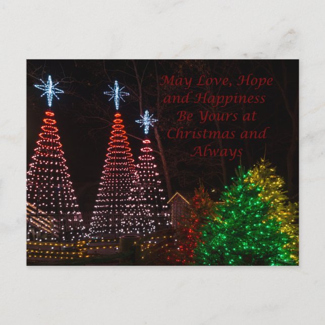 Carte Postale Trois Arbres Au Salut De Midtown (Devant)