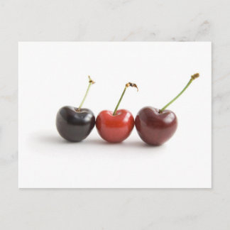Carte Postale Trois cerises