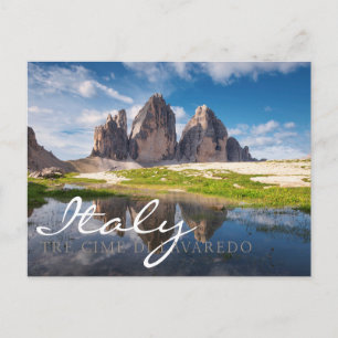 Carte Postale Trois cimes de Lavaredo/Drei Zinnen Dolomite monta
