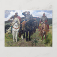 Trois éclaireurs vikings