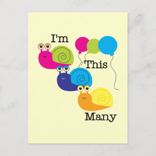 Carte Postale Trois escargots Je suis cette multitude de t-shirt