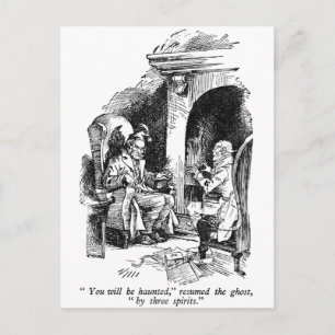 Carte Postale Trois Esprits (avec texte)