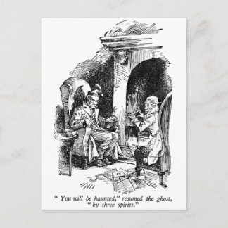 Carte Postale Trois Esprits (avec texte)