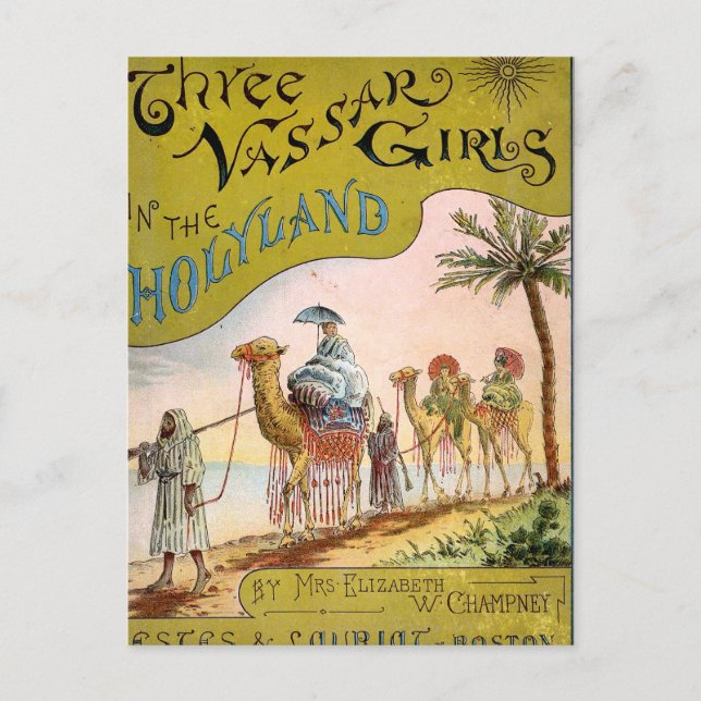 Carte Postale Trois filles Vassar dans l'Holyland (Devant)