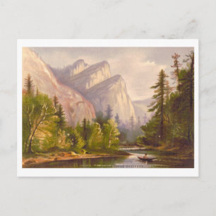 Carte Postale Trois Frères Yosemite Vintage Prang Lithographie