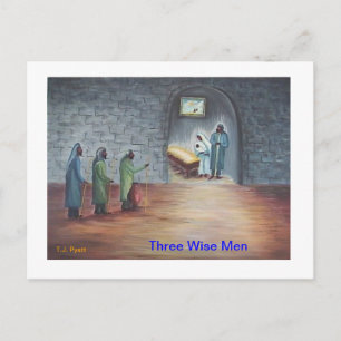 Carte Postale Trois hommes sages