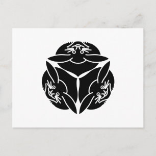 Carte Postale Trois lapins